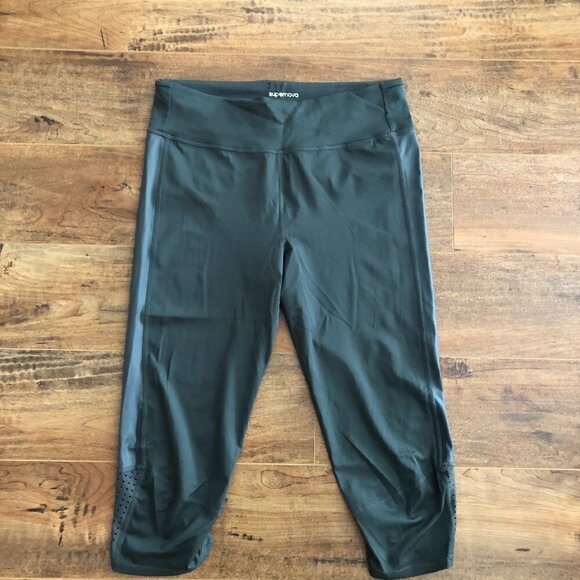 ADIDAS Supernova 3/4 Tights Dark Green- S - Picture 4 of 9